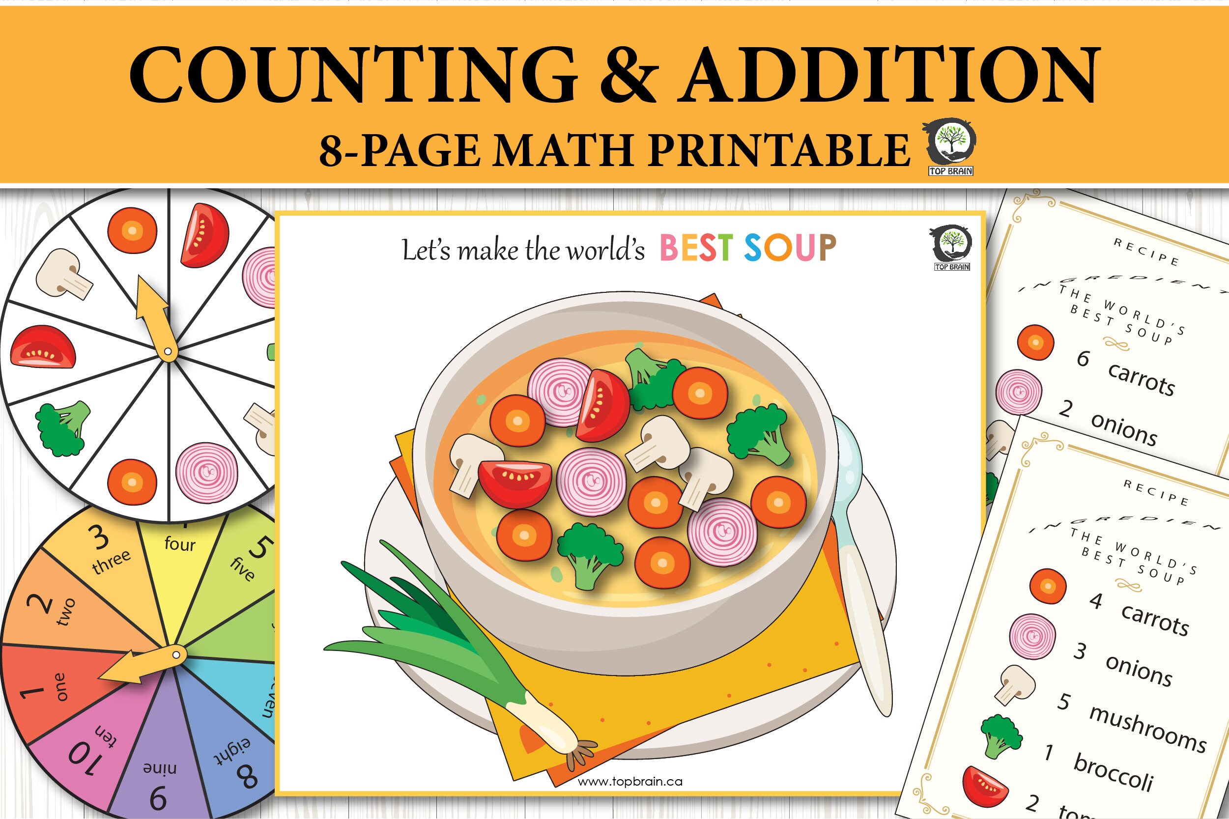 Cooking Preschool Worksheets Printable Preschool Curriculum | Etsy