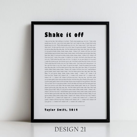 Song Lyric Card Perfect for Wedding or Anniversary, Birthday Card