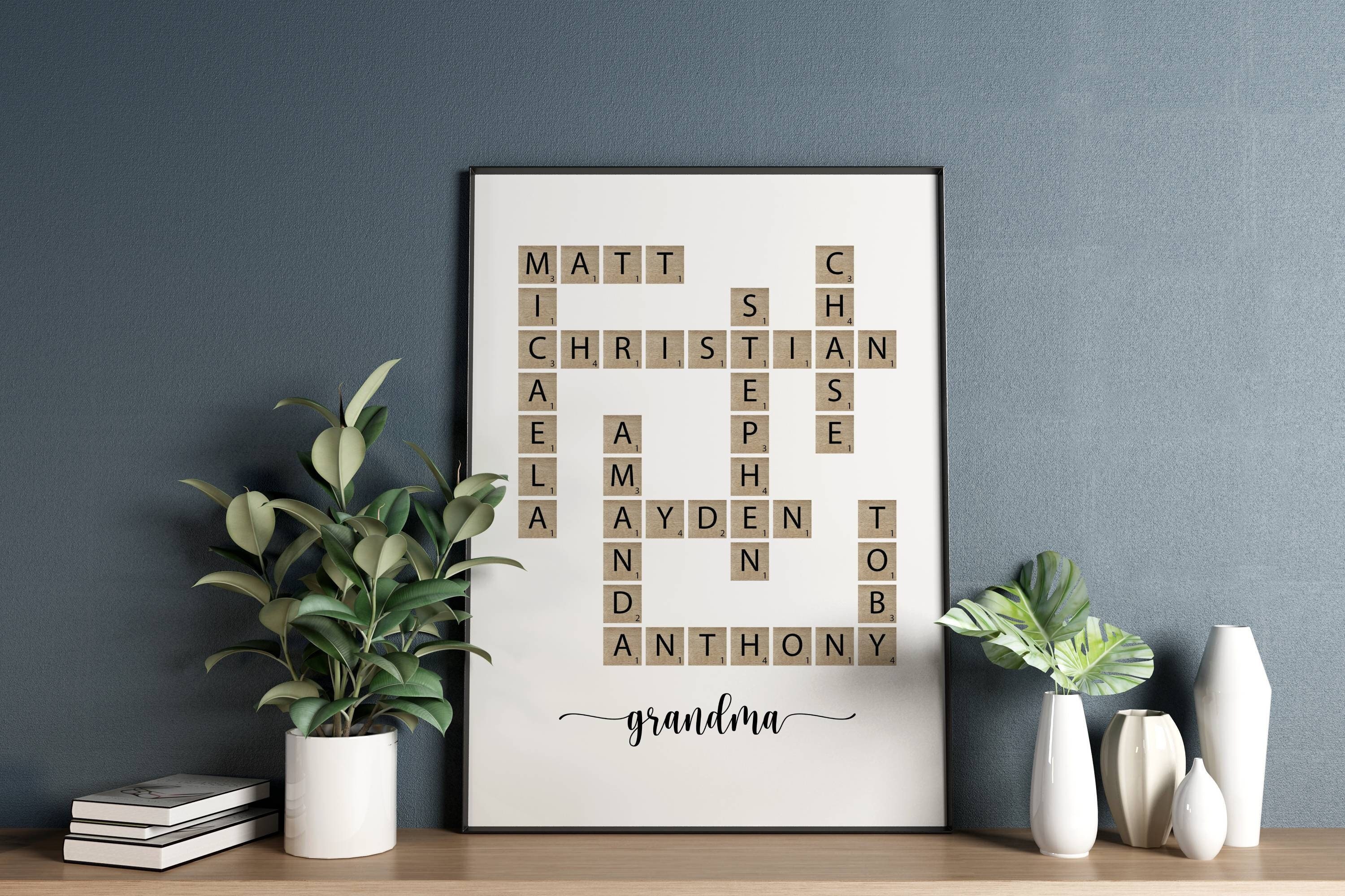 Scrabble Tile Frame 