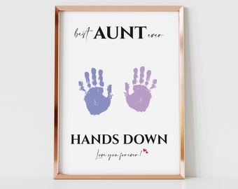 Love Quote Footprint / Handprint Craft Art / Footprint Memory - Etsy