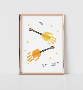 Sottobicchiere Regalo Divertente Con Vecchietto E Chitarra – Perfetto Per Papà, Natale O Compleanno, 9.5 Cm