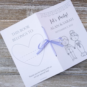 Kinder Hochzeit Gastgeschenke in loser Schüttung, Kinder Hochzeit Aktivität Buch, Kinder Färbung, Hochzeit Kids Pack, Kinder Aktivität Kits für die Hochzeit