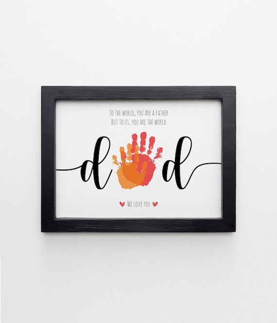 Nuevo Arte Personalizado De La Palabra 'PAPÁ', Regalo Del