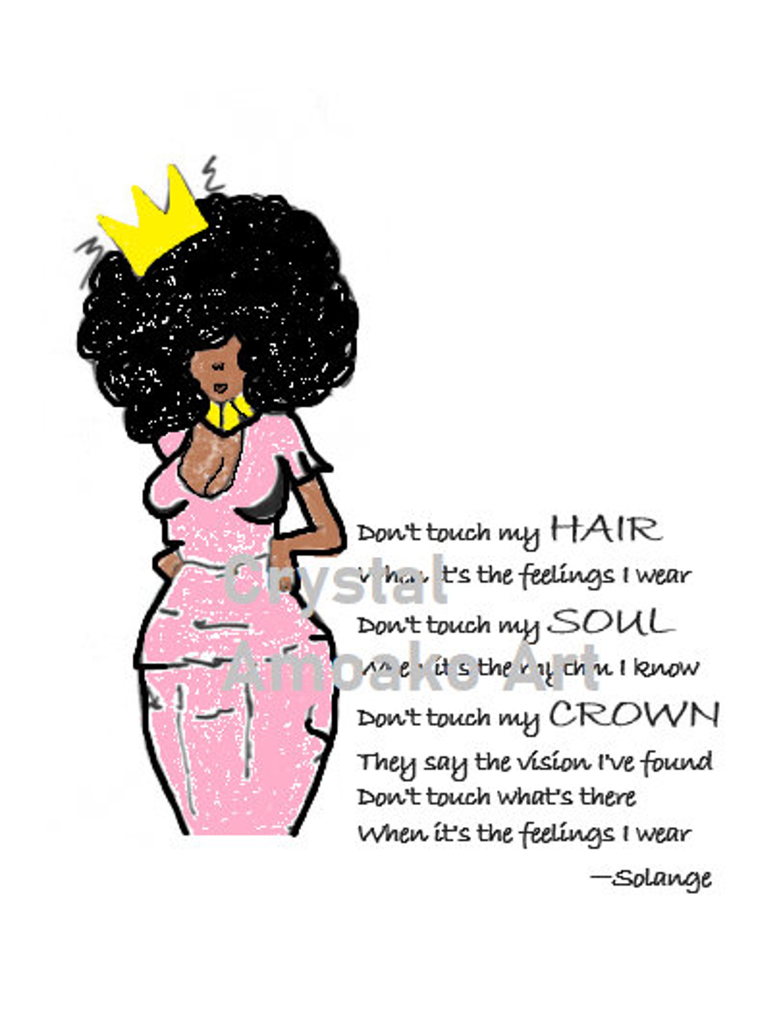 Printable Don t Touch My Hair SOLANGE Lyrics With Afro Etsy printable-don-t-touch-my-hair-solange-lyrics-with-afro-etsy