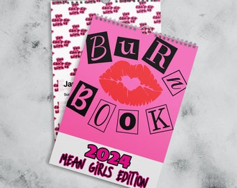 Calendrier mural 2024 Mean Girls : 12 mois d'impertinence, de style et de citations ! BRLER LIVRE