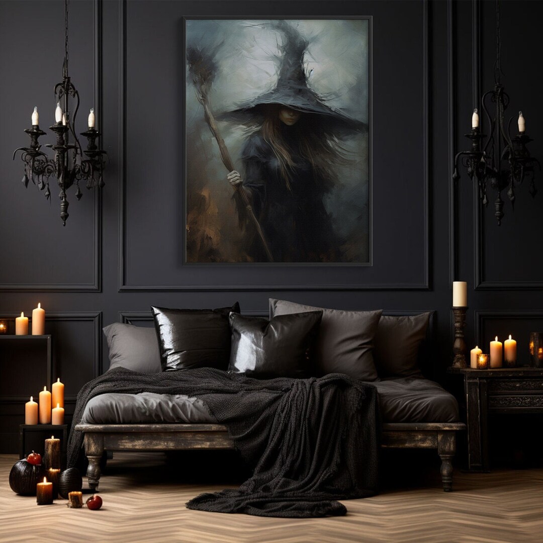 PRINTABLE Halloween Vintage Witch Print PRINTABLE Witchy Farmhouse ...