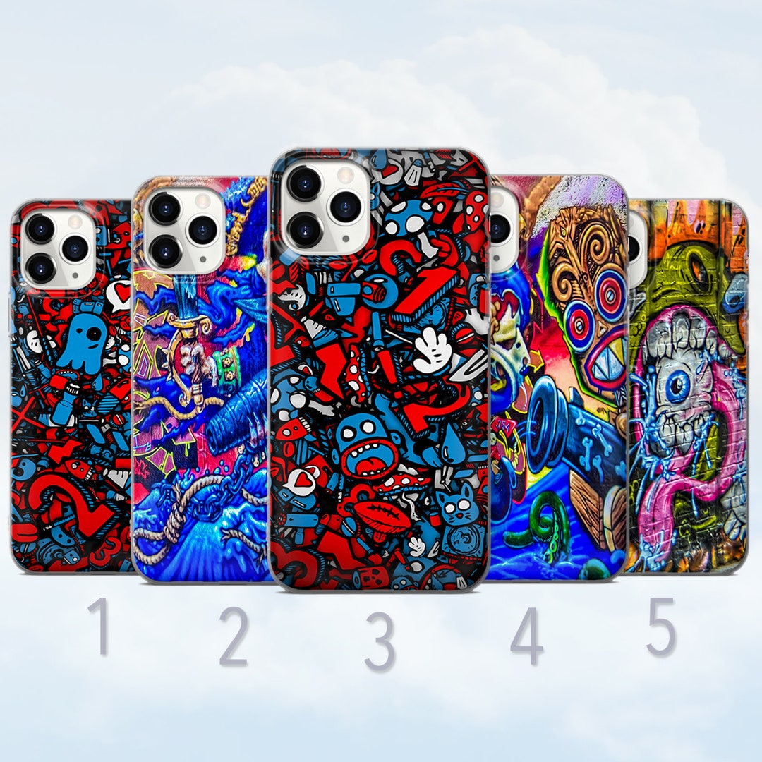 Graffiti Phone Case, Trippy Abstract Psychedelic Cover