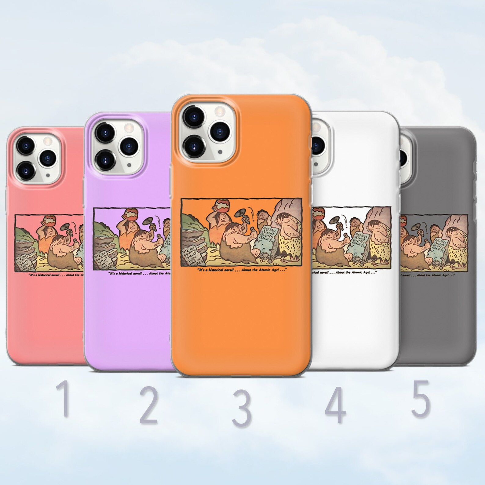 Funny Retro Comic Phone Case, Vintage Caricature Cover - Fits iPhone 7 ...