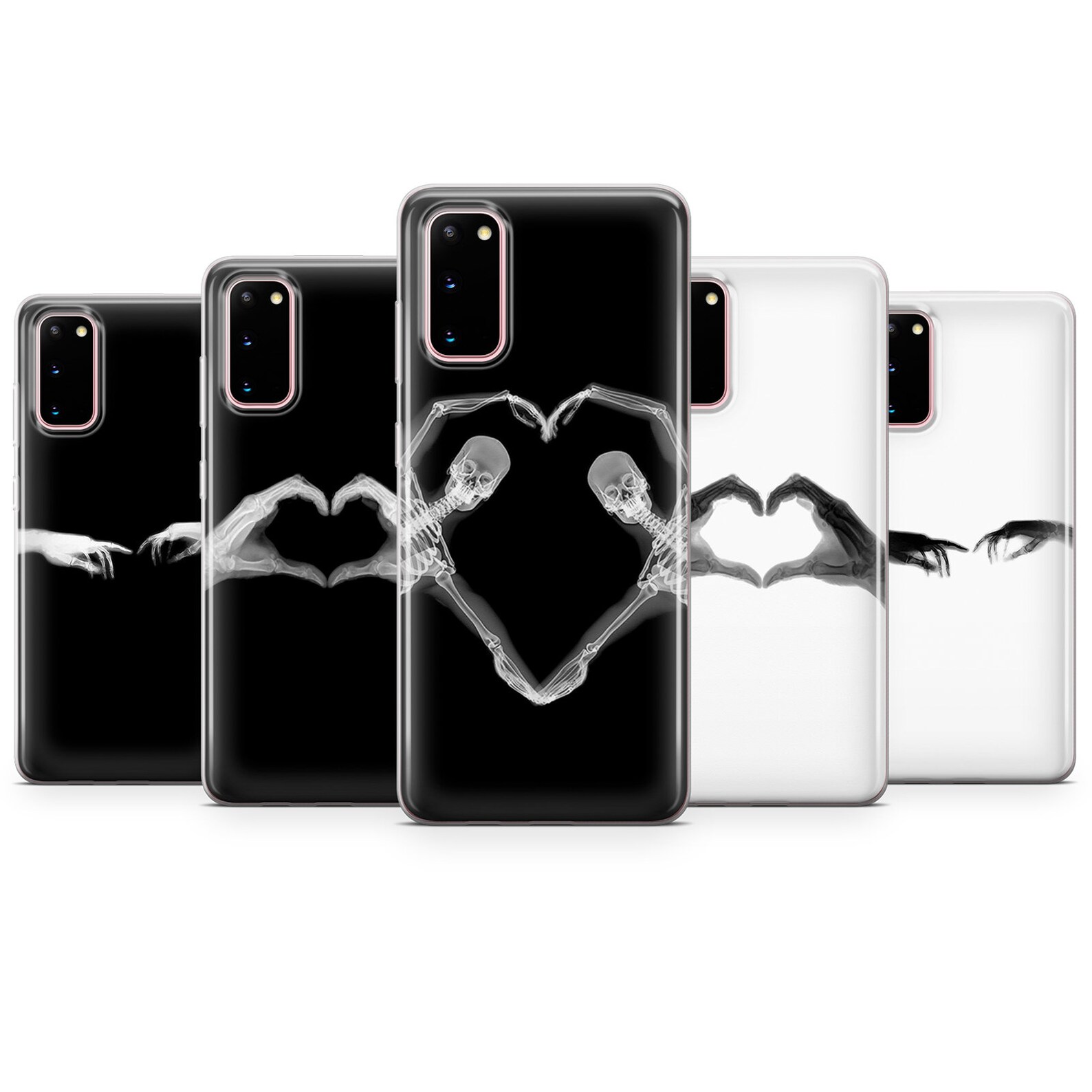 Xray Phone Case Aesthetic Skeleton Black and White Xray Etsy