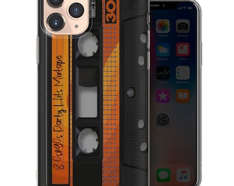 Personalized Retro Cassette Phone Case, Old Tape Cover Fits