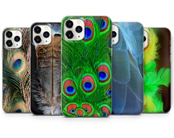 iPhone - Feathers Feathers Phone Case Pastel Case Feather Cover Fit iPhone 14