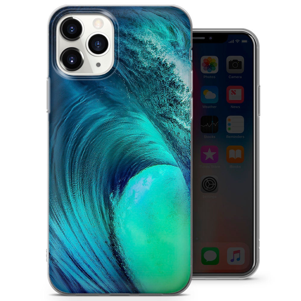 Ocean Waves Phone Case, Sea, Water, Underwater, Tropical
