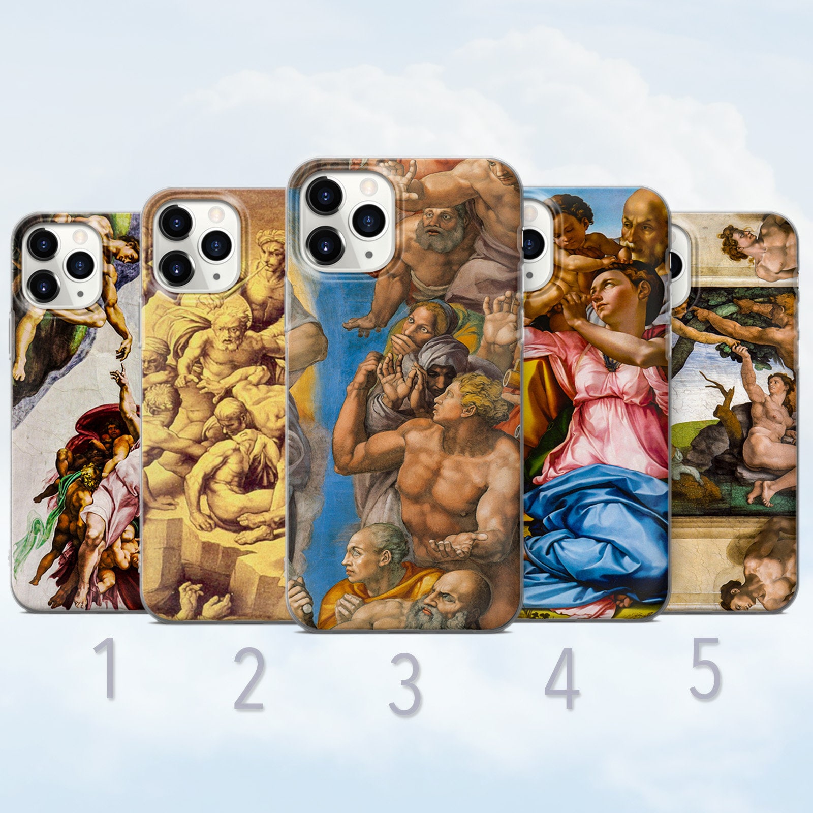 Michelangelo Phone Case, Famous Art, Renaissance Painting