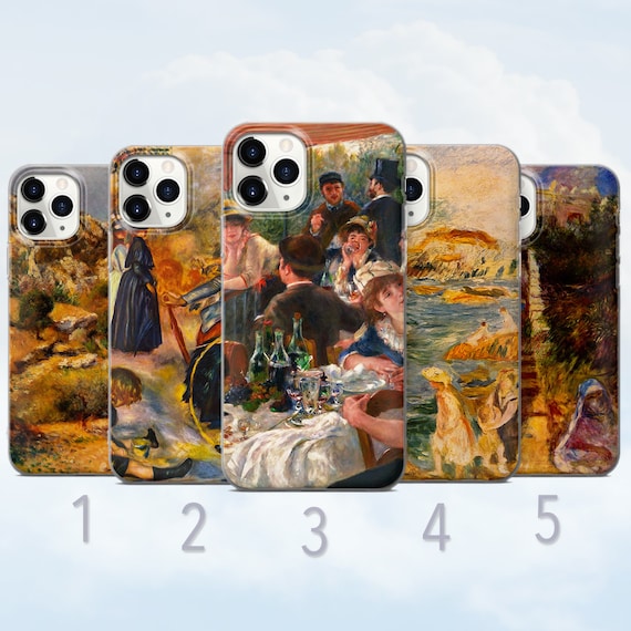 Renoir Phone Case, Fine Art, Aesthetic Classical Painting Cover - Fits iPhone 8, SE2022, Xs, Xr, 11, 12, 13, 14, 15, 16 | Samsung S24, S25