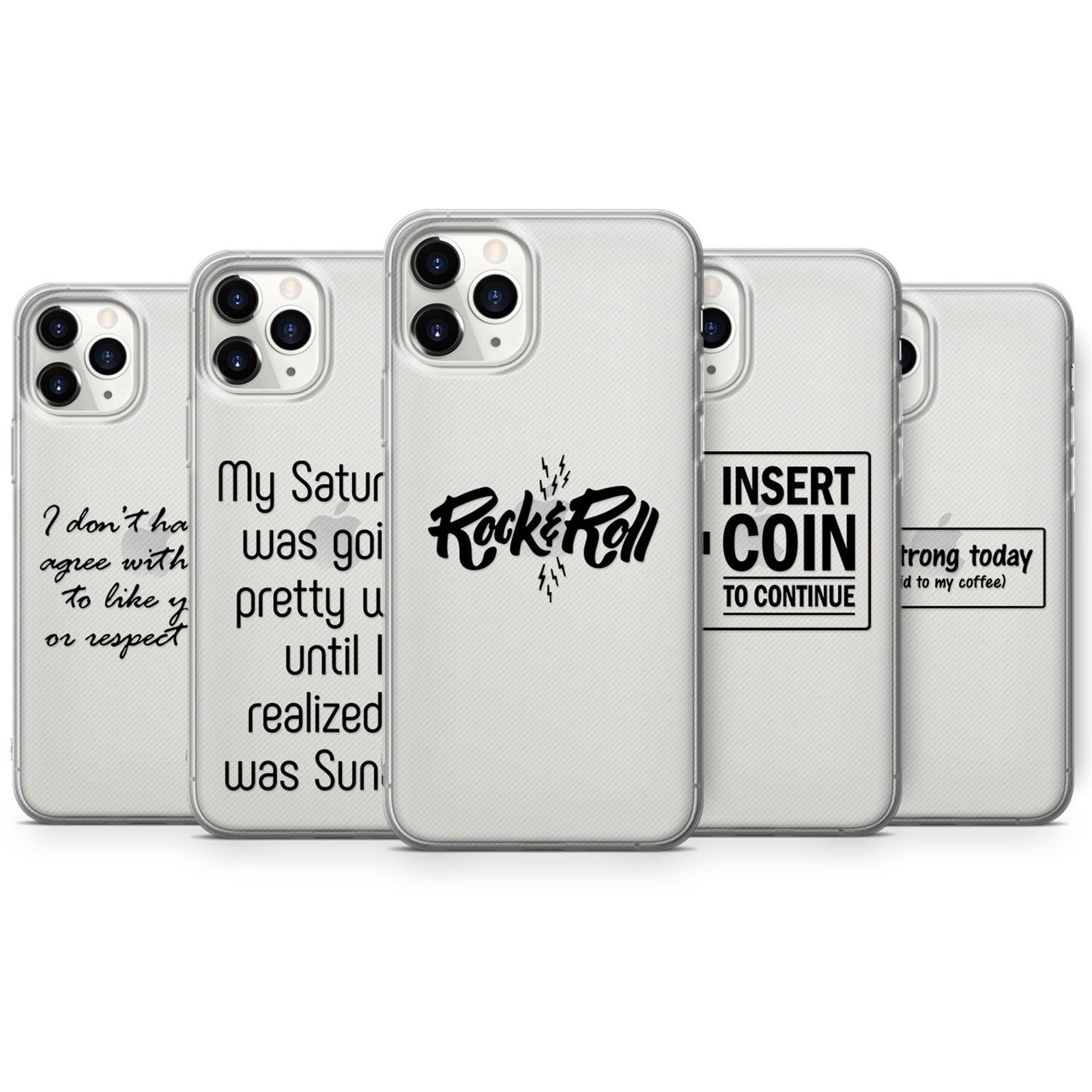 Sarcastic Quote Phone Case Funny Sarcasm Phrase Cover Fits Etsy