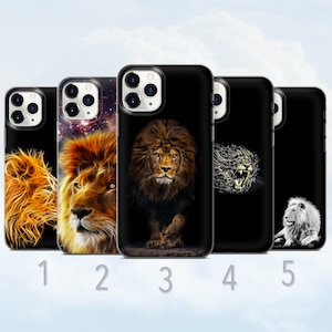 Lion Phone Case King of the Jungle Animal Cover Fits - Etsy