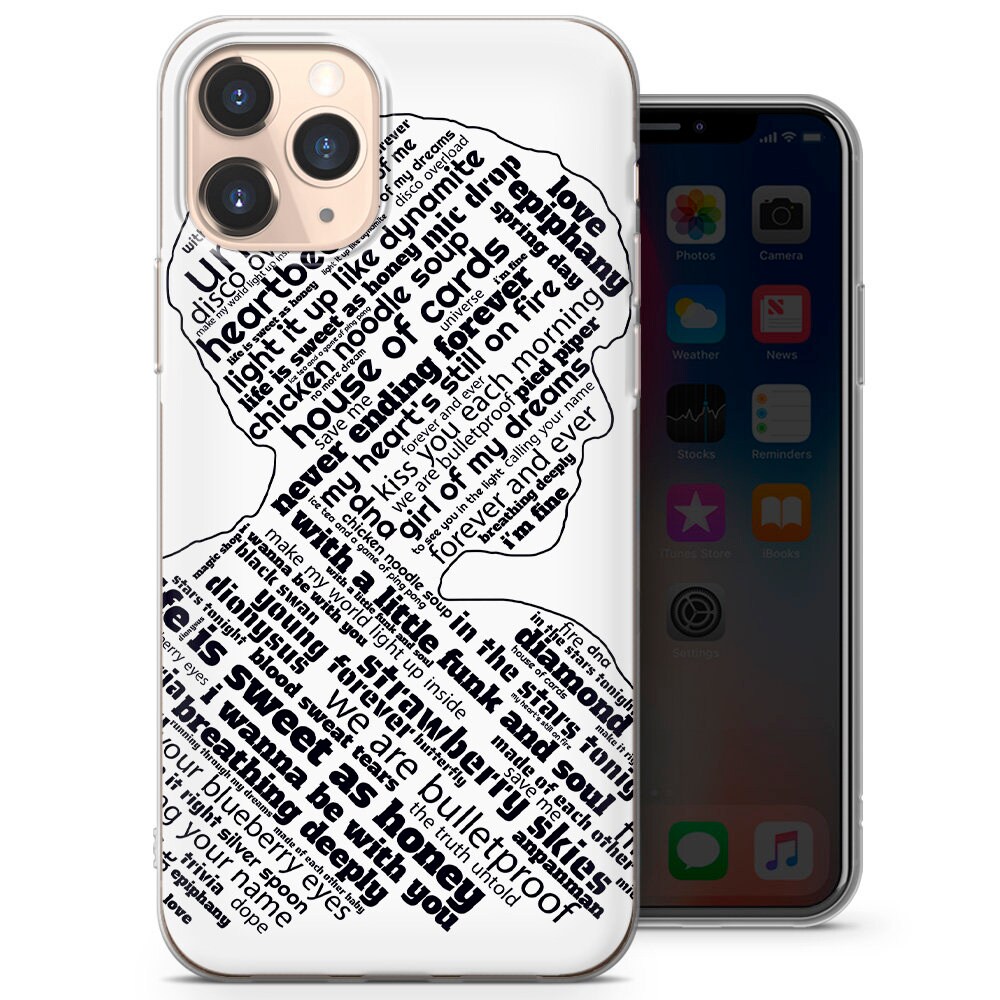 iPhoneアクセサリー BTS Amazon.com: BTS Bangtan Boys Official BTS Logo Silicone