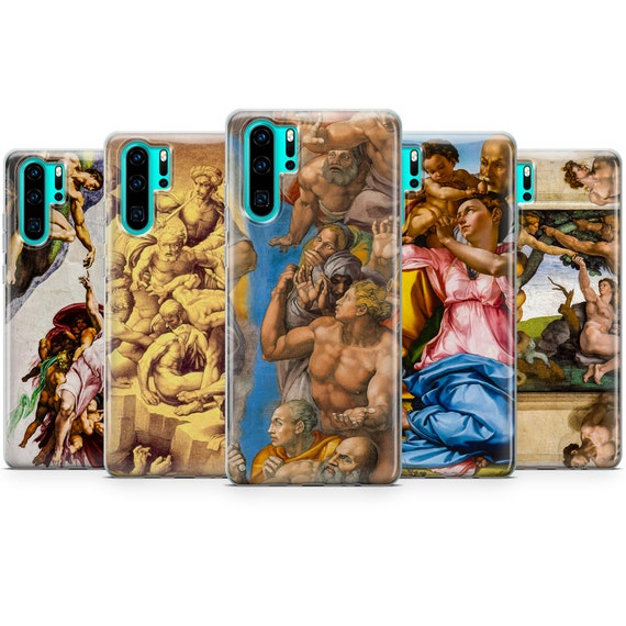 iPhone・スマホケース Society6 good vibrations by Basilique Michelangelo Phone Case, Famous Art, Renaissance Painting