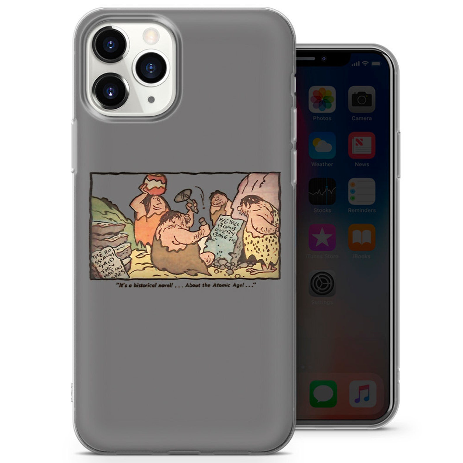 Funny Retro Comic Phone Case, Vintage Caricature Cover - Fits iPhone 7 ...