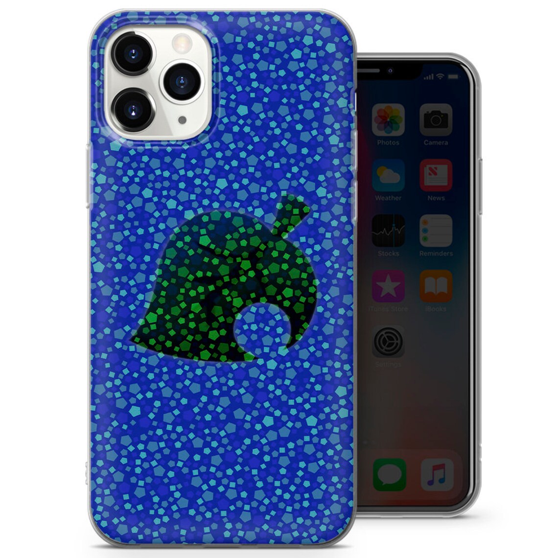 Nook Leaf Phone Case Cute Colorful Gaming Cover Fits Iphone Etsy