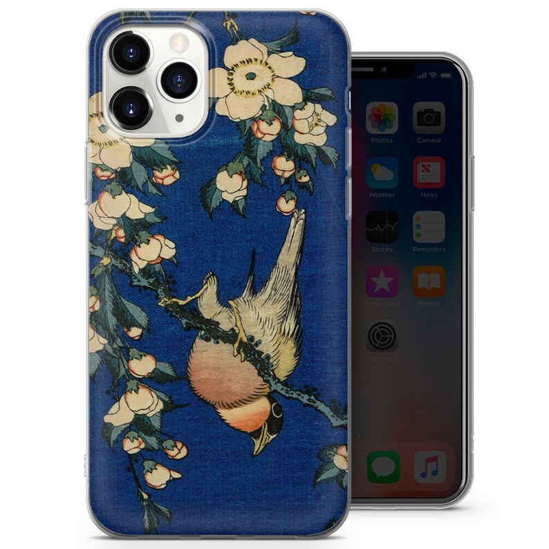 Japanese Art Phone Case Hokusai Aesthetic Vintage Art Cover Etsy