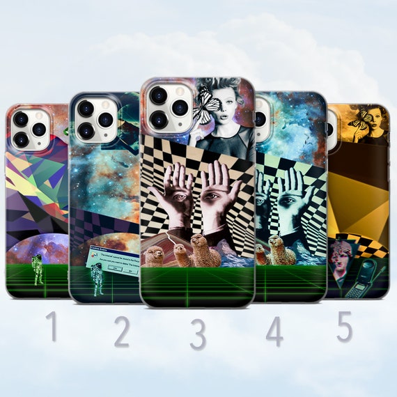 Étui de téléphone collage esthétique compatible avec iPhone 15