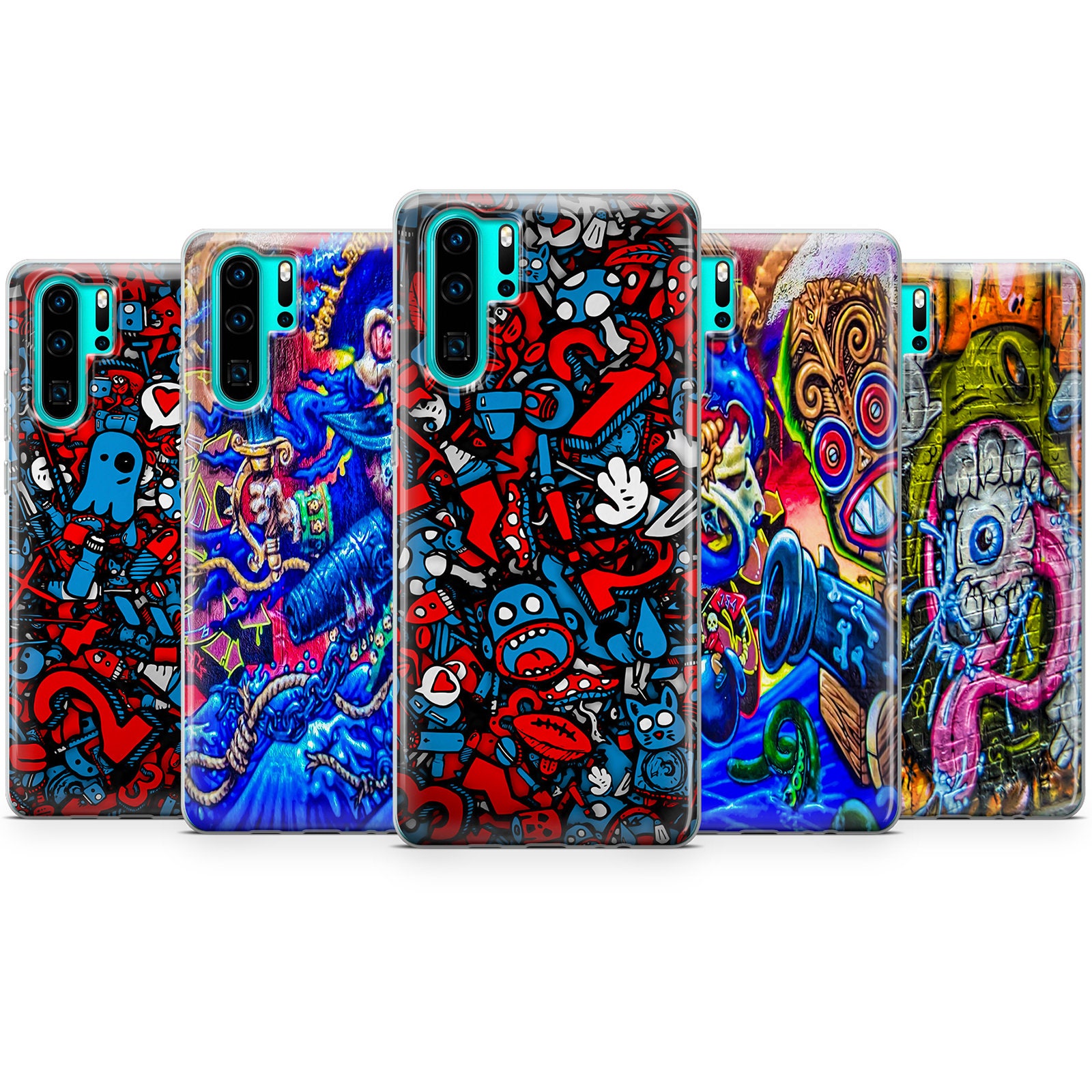 Graffiti Phone Case, Trippy Abstract Psychedelic Cover