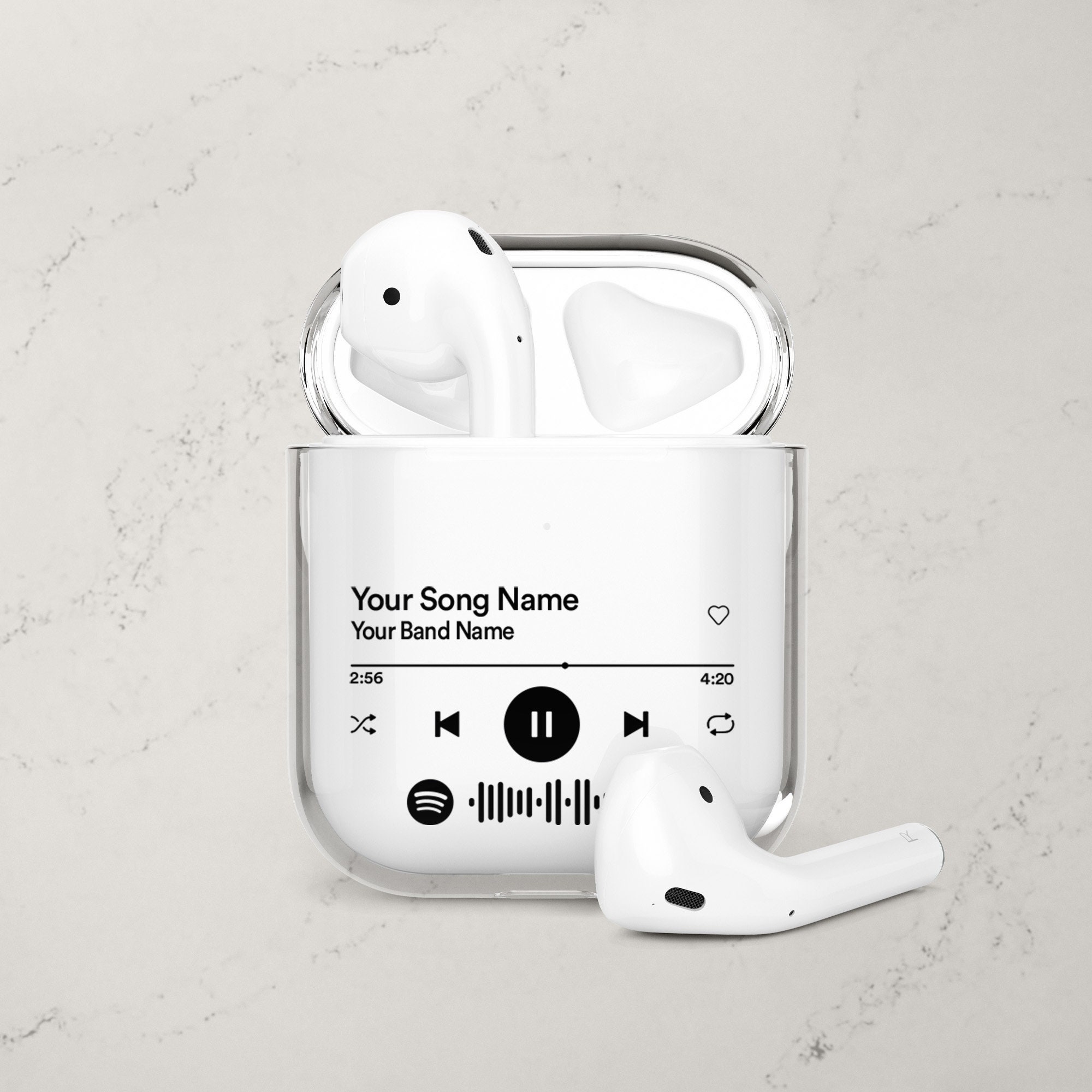historie lineær plus Custom Music Clear Airpods Case Personalized Song Custom - Etsy