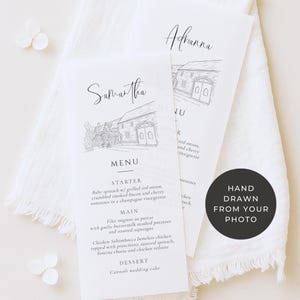 Menú para bodas, A comer, Menú caligráfico, Comida para bodas, Impresión profesional, Menú para cena de bodas, Menús en vitela, Menú de lujo