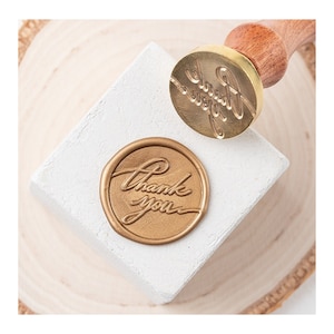 Thank You Wax Seals, Pre-made Wax Seals, Self Adhesive Wax Seal, Luxury Wax Seal, Wedding Invitation Sticker, Envelope Seal, Wax Seal Invite