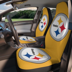 NFL Pittsburgh Steelers Louis Vuitton Car Seat Cover - LIMITED EDITION