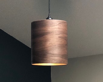 Wood Pendant Light | MCM Pendant Light | Kitchen Island Light | Ceiling Light | Scandinavian Light Fixture | Wood Ceiling Lamp | MICRO HANMN