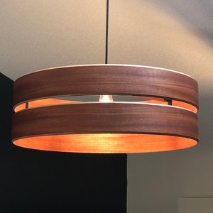 Wood Pendant Light | MCM Pendant Light | Chandelier | Ceiling Light | Scandinavian Light Fixture | Wood Ceiling Lamp | DIAD by HANMN