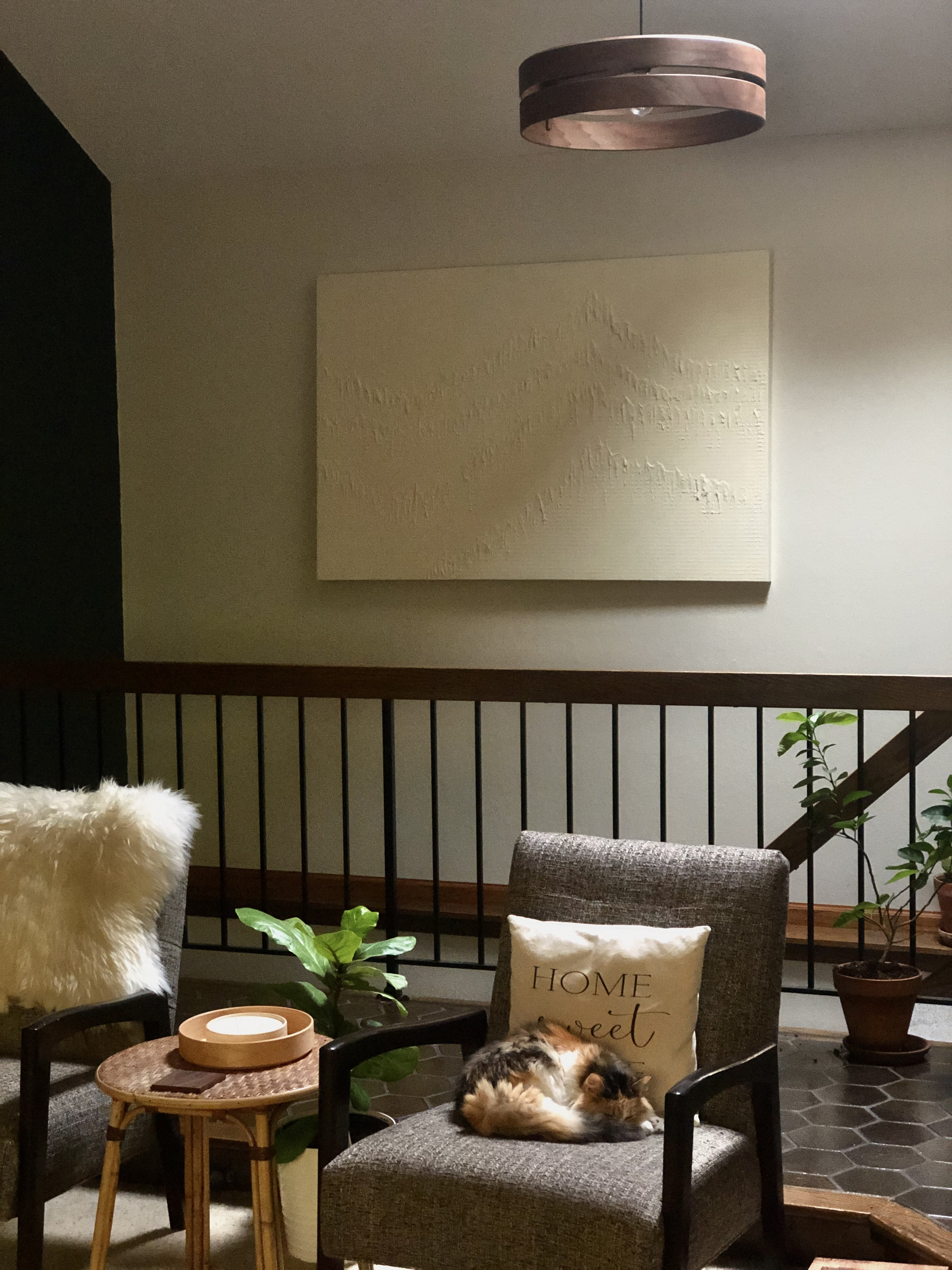 Wood Light Fixture / Dining Room Light / Wood Pendant Light / Etsy