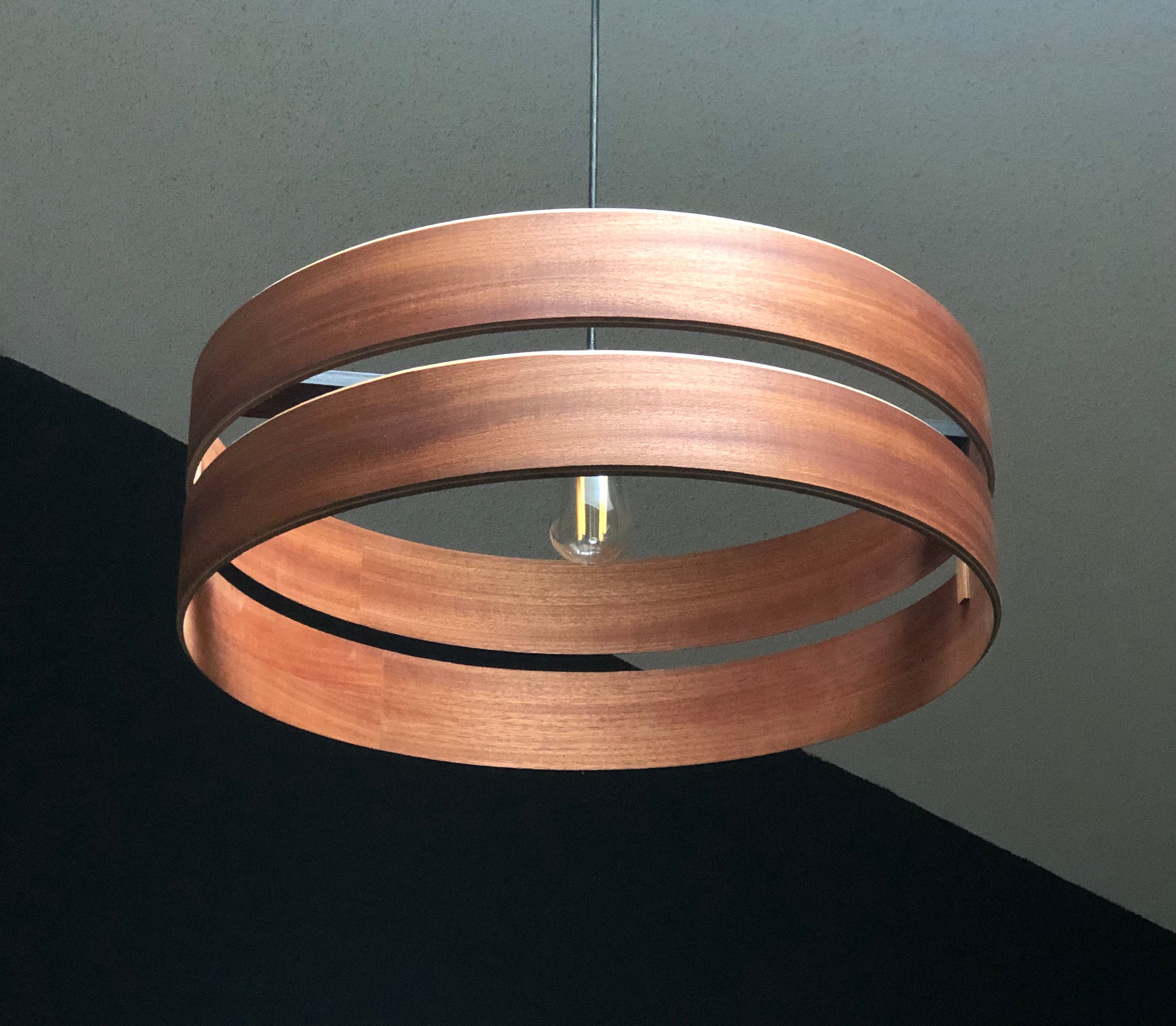 Wood Light Fixture / Dining Room Light / Wood Pendant Light / Etsy