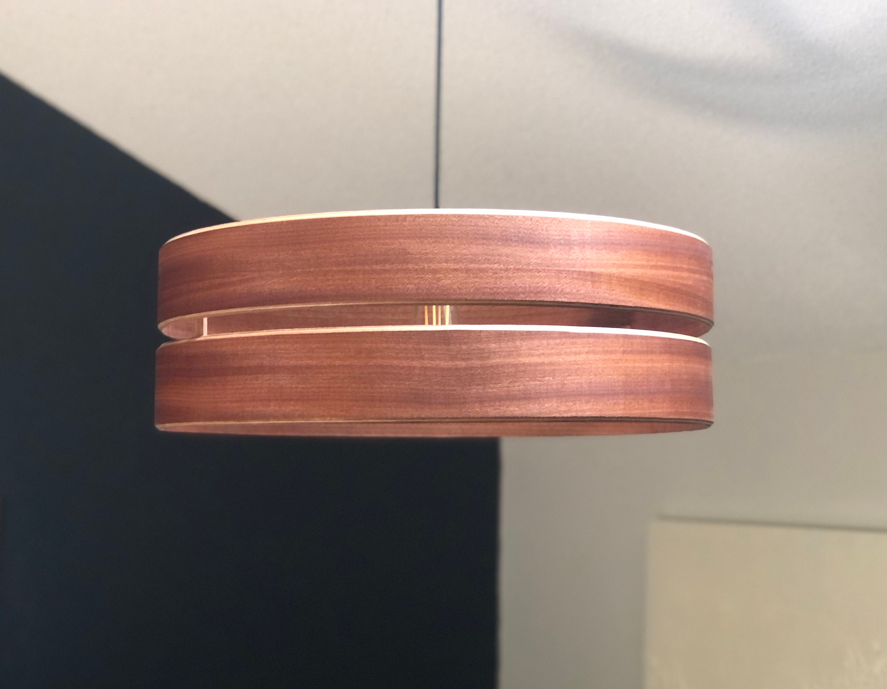 Wood Light Fixture / Dining Room Light / Wood Pendant Light / Etsy