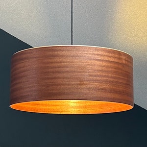 Wood Pendant Light | MCM Pendant Light | Chandelier | Ceiling Light | Scandinavian Light Fixture | Wood Ceiling Lamp | MONO by HANMN