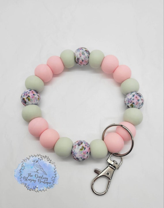 Silicone Bead Keychain Wristlet – Holly Lane Boutique SC