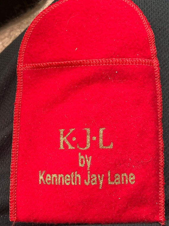 Vintage Kenneth Jay Lane KJL Rhinestone wristwatc… - image 3