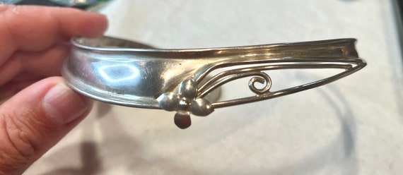 Solid 925 Sterling Silver large chocker Necklace … - image 3