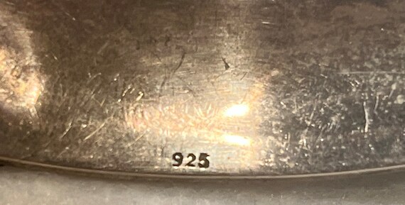 Solid 925 Sterling Silver large chocker Necklace … - image 5