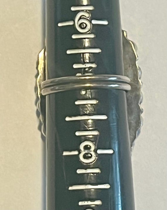 Native American signed Multi Gemstone Sterling Ro… - image 7