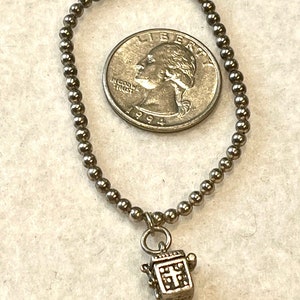 Silpada 925 Sterling silver stretchy cross box Bracelet
