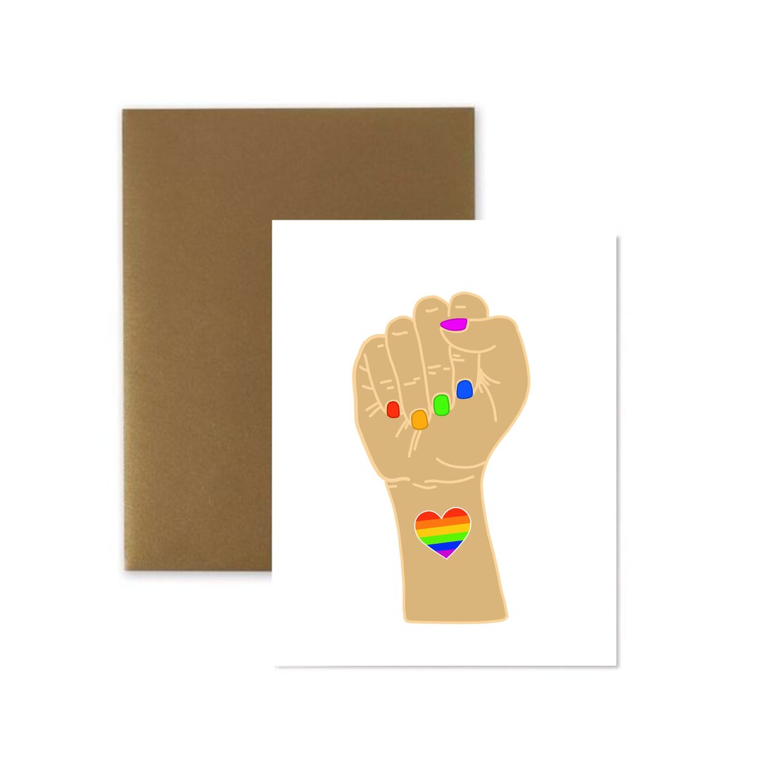 Pride Month Card LGBTQ Card Etsy