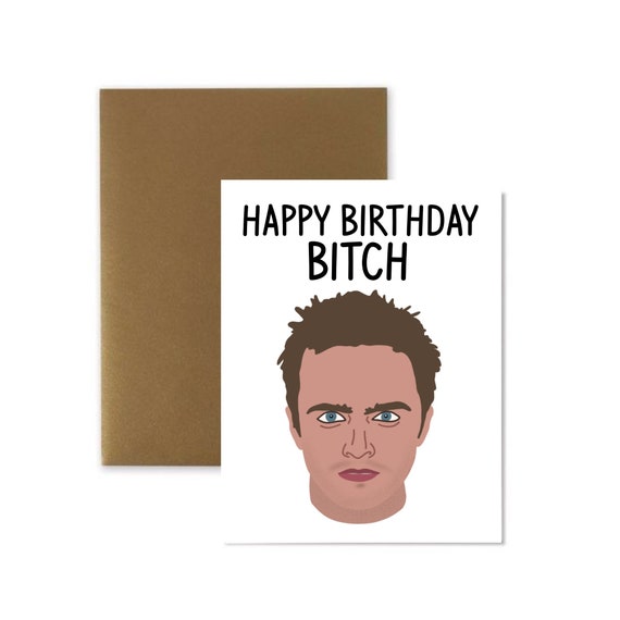 Jesse Pinkman Birthday Card TV Show Birthday Card | Etsy