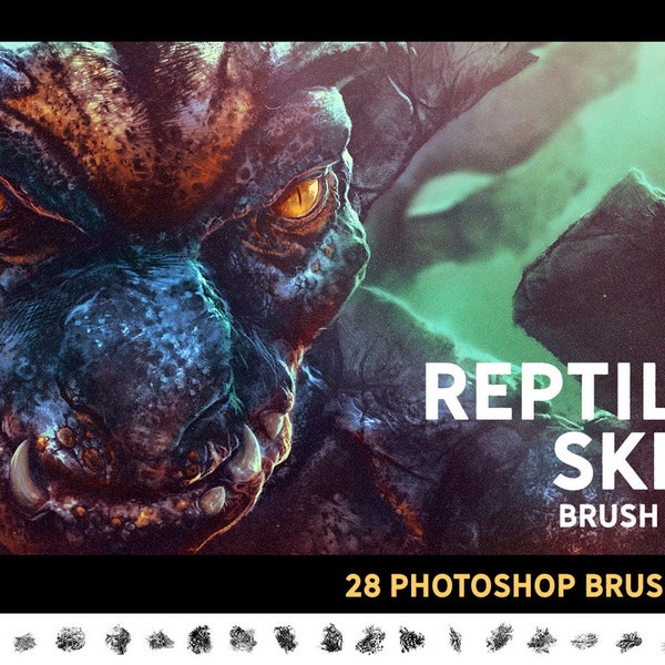 Reptile Skin Brush Set