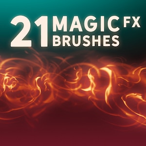 Magic FX Brush Set Vol. 1 | Procreate | Photoshop | CSP | Effect Brushes