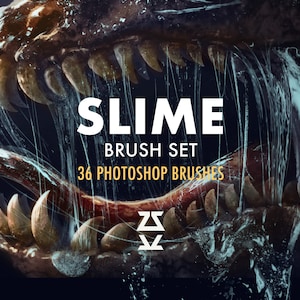 Slime Brush set | Procreate | Photoshop | CSP | Texture Brushes