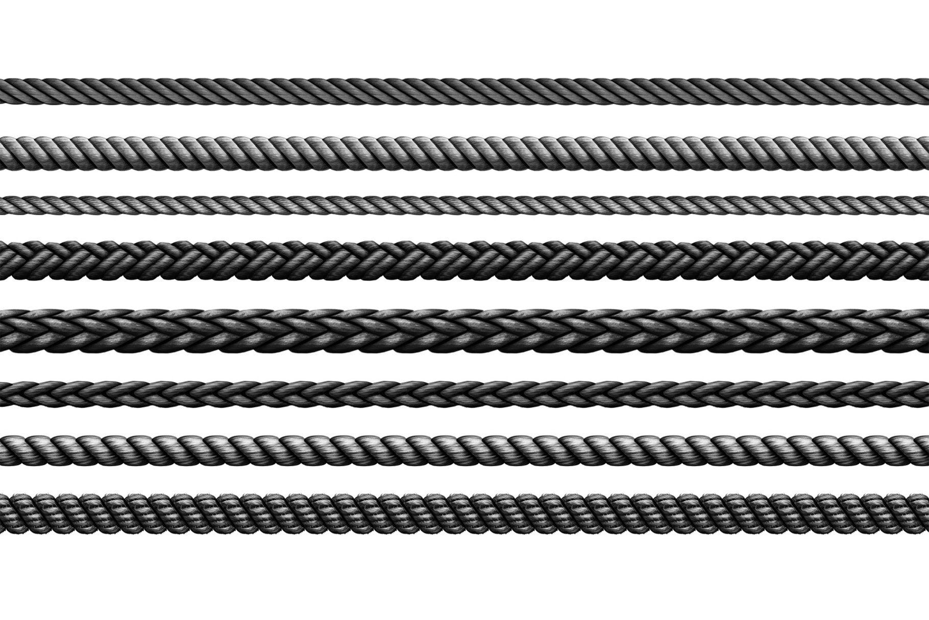 Rope Brush Set | Procreate | Photoshop | CSP | Texture Brushes - Etsy