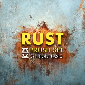 Rust Brush Set | Procreate | Photoshop | CSP | Texture Brushes